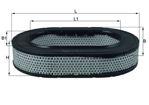 Елемент повітряного фільтра Mahle Original LX86 ціна, від 25.30 USD